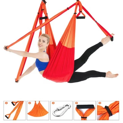 ZREE Aerial Yoga Hammock Anti Gravity Fitness Inversion Swing Trapeze Sling Sports