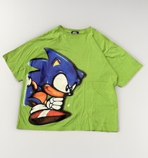 Vintage 1997 Sonic The Hedgehog T Shirt XL Sega World Sydney Australia Rare 90s