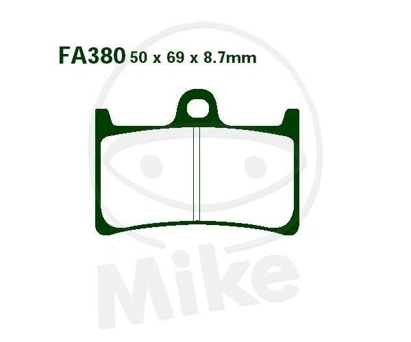 2x EBC Sintermetall Pastiglie Freno Racing per Yamaha YZF-R1 -R6 FZ8 Fazer MT-10 — 第 2/3 张图片