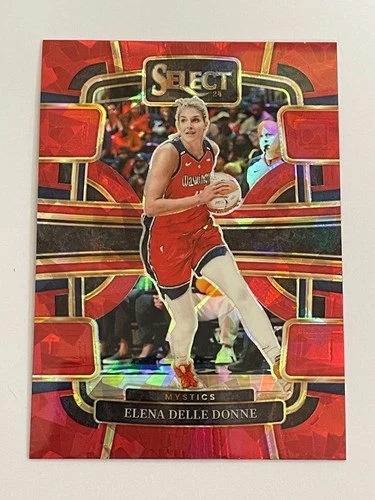 2024 Panini WNBA Select Mystics Elena Delle Donne Red Ice Prizm #1
