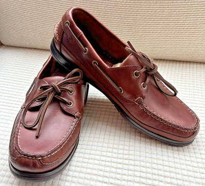 New in Box Sebago Schooner Docksides Brown Gum 7 Wide NIB 7000GD0