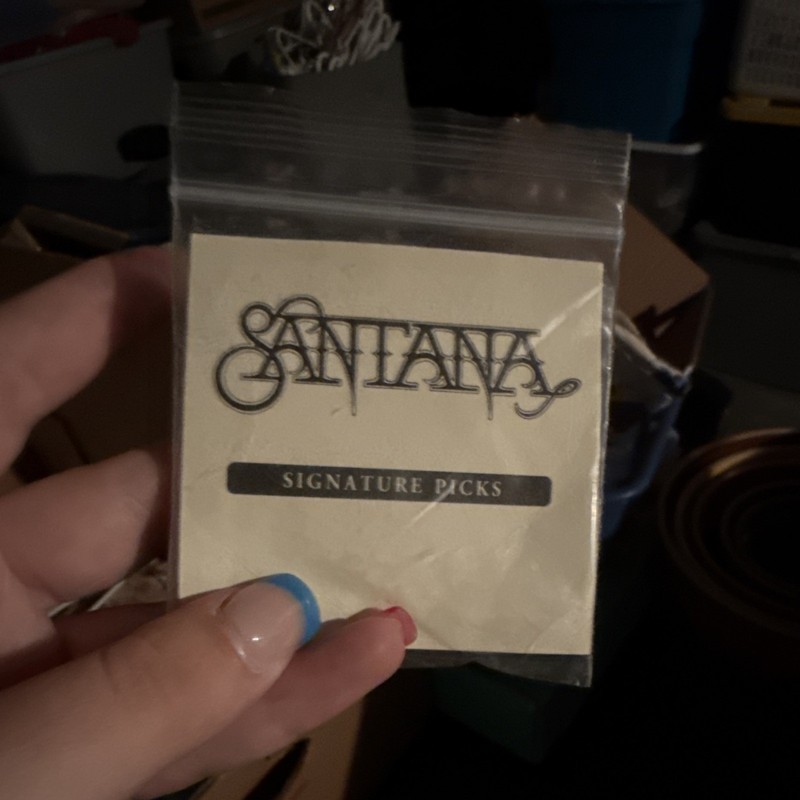 Santana Signature Picks Multicolor Guitar Pick Set 0.60 mm Guitar Pick