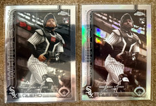 Topps Chrome Update Edgar Quero Debut RC Lot (2) Refractor + Base - White Sox