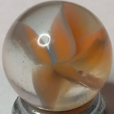 Vintage Vitro Agate Hybrid Cat s Eye Marble .61 MINT 1125.010