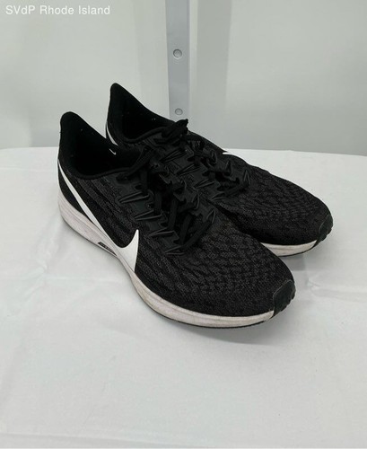 Nike Zoom Air Pegasus 36 Black And White Athletic Shoe Women 9.5