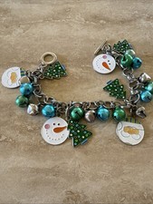 Christmas charm bracelet for girls