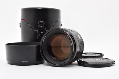 [MINT] Minolta AF 85mm f/1.4 G Portrait Lens for Sony A From JAPAN