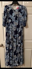 Lilly Pulitzer 6 Bouquet All Day AMEILIA MIDI DRESS Elbow Sleeve Tier Skirt NWT