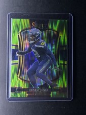 2025 Panini Select - Premier Level Ernest Jones #113 Neon Green Shock Prizm /699