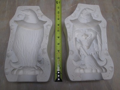 VINTAGE CERAMIC NOWELL CASTING MOLD  #NM-1861  ''WITCH BIG HEAD''
