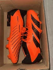 adidas Men’s 11 PREDATOR ACCURACY.1 Low FG Soccer Cleats Orange GW4574