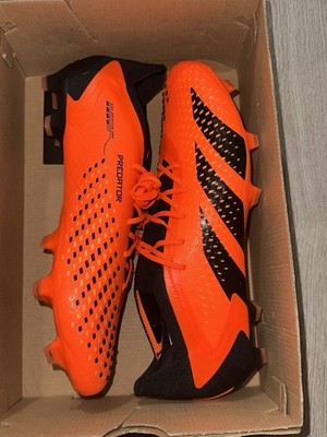 adidas Mens size 10 PREDATOR ACCURACY.1 Low FG Soccer Cleats Orange GW4574