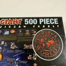 Unopened Dino's Illustrated World Children's Map of the World Giant Puzzle 500pc