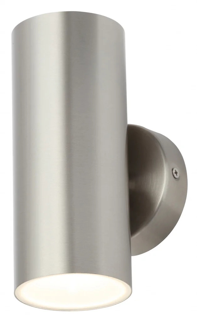 Outdoor Light Silver Melo Double LED Spot IP65 Stainless Steel 4000K Zink