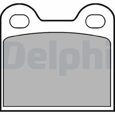 1x Delphi Bremsbelagsatz, Scheibenbremse Vorne, Hinten f�r VW KAEFER Cabriolet