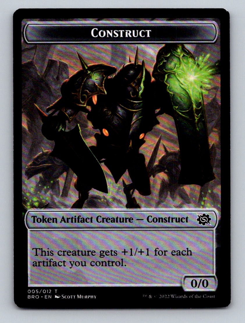 Construct Token (005) 5 Token The Brothers' War Magic: The Gathering Near Mint