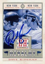Dave Kingman signed baseball card 2013 Panini Rivalry Hometown Heroes #R4 (Cubs)
