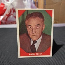 Ford Frick 1960 Fleer Baseball Greats Card #74