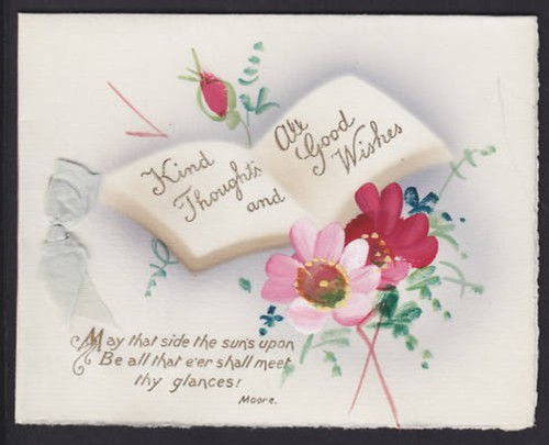 US Sc WX13, 406 on 1913 cover with Christmas Seal on reverse with enclosure - Picture 3 of 3