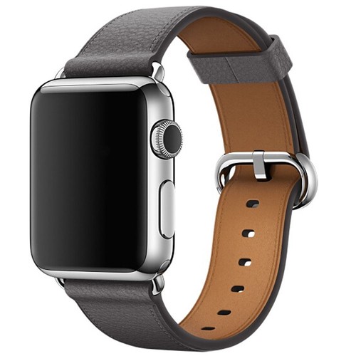 Genuine Leather Watch Band for Apple Watch 9/SE/8/7/6/5/4 38/40/41/42/44/45/49mm - Picture 4 of 18
