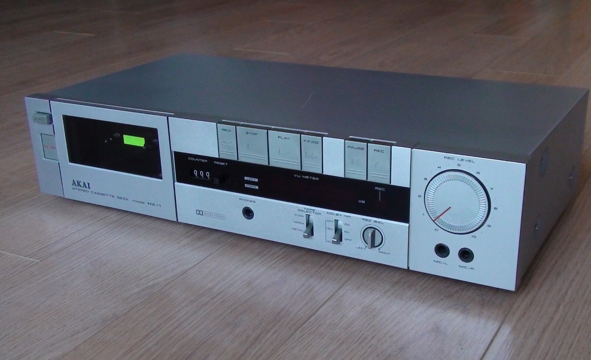 AKAI / アンプ VINTAGE Akai HX-1 Stereo Cassette Tape Deck Player 1980's 80s
