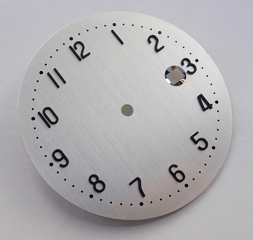 Quadrante per ETA 2824-2/2836-2 automatica 34.5mm Classic Argento Nero-Swiss  Made | eBay