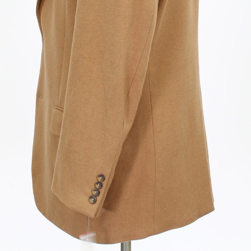 Club Room 42L Brown Sport Coat Blazer Jacket Solid 2B Wool - Picture 8 of 11