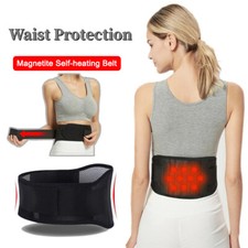 Magnetic Self Heating Lumbar Lower Back Support Brace Waist Belt Pain Relief AM