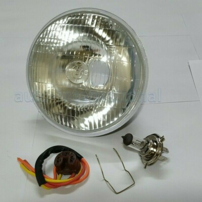 Lucas Original 7'' Inch Headlamp Pilot Norton Commando 750cc 850cc Headlight Unit