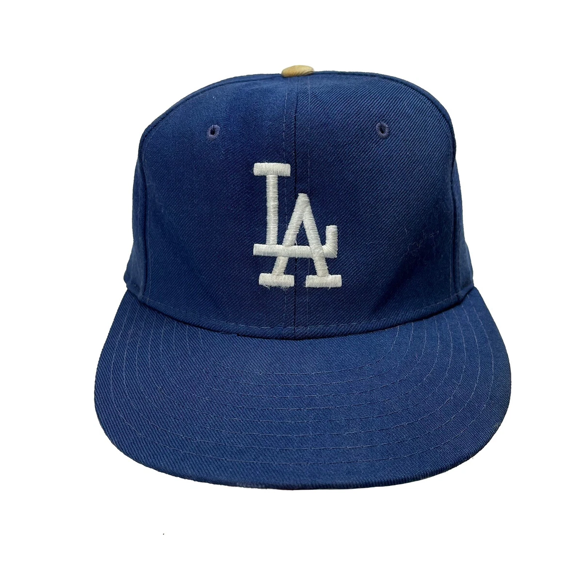 Vintage LA Dodgers Hat New Era Pro Model Cap Fitted 7 1/8 Wool USA