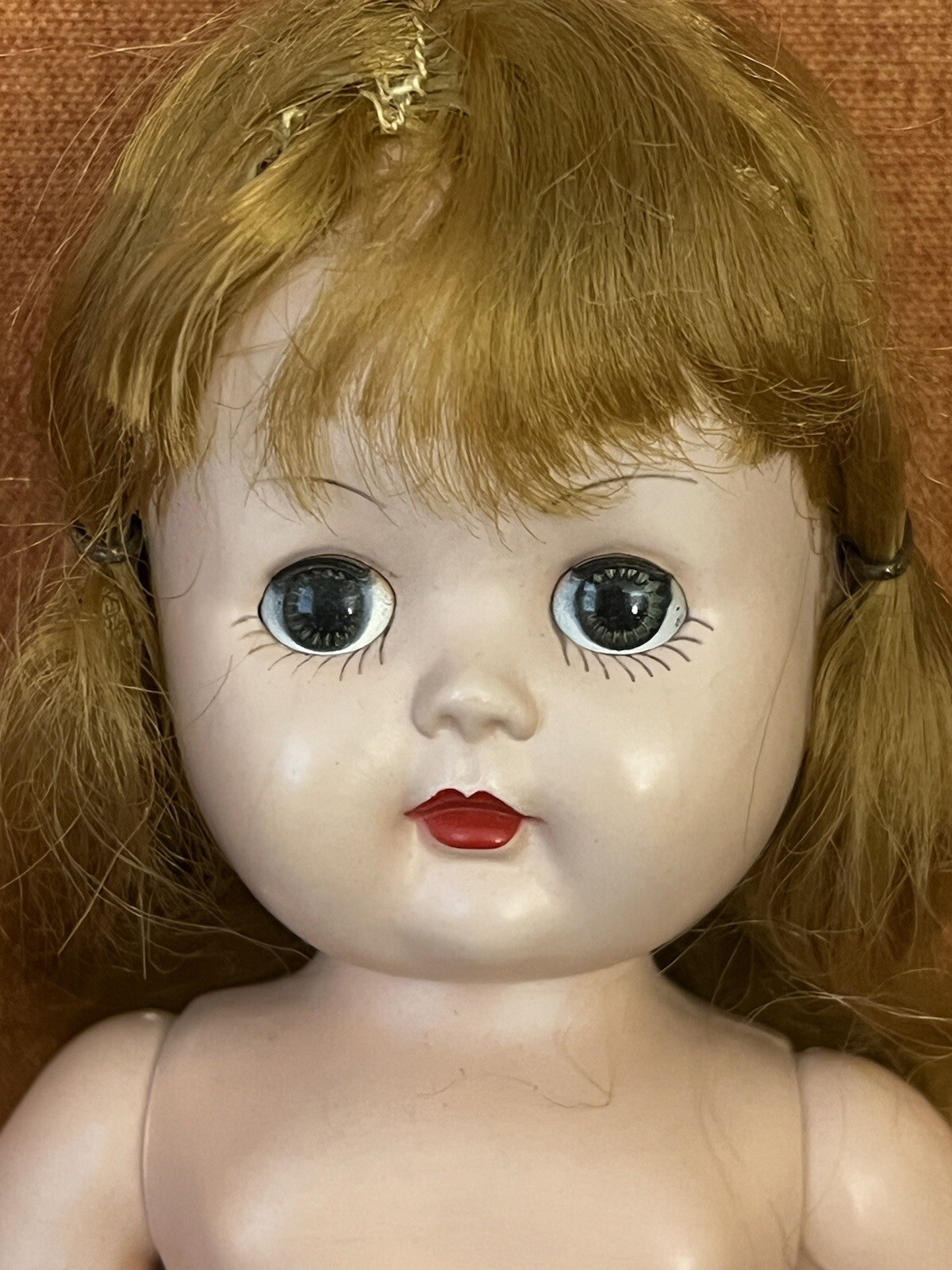 Vintage 1950s Unmarked R&B Littlest Angel Type Walker Doll Molded Lashes 10.5" eBay