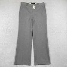 Talbots Pants Womens 4 Petite Gray Windsor Slacks Dress Trousers Corporate Work
