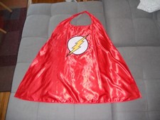Six Flags Superhero Villain Cape THE FLASH Red Yellow NEW Costume Part From USA