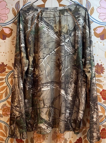 Master Sportsman Camo Hunting Long Sleeve Realtree Edge Quick Dry Mesh Mens XL - Picture 8 of 11