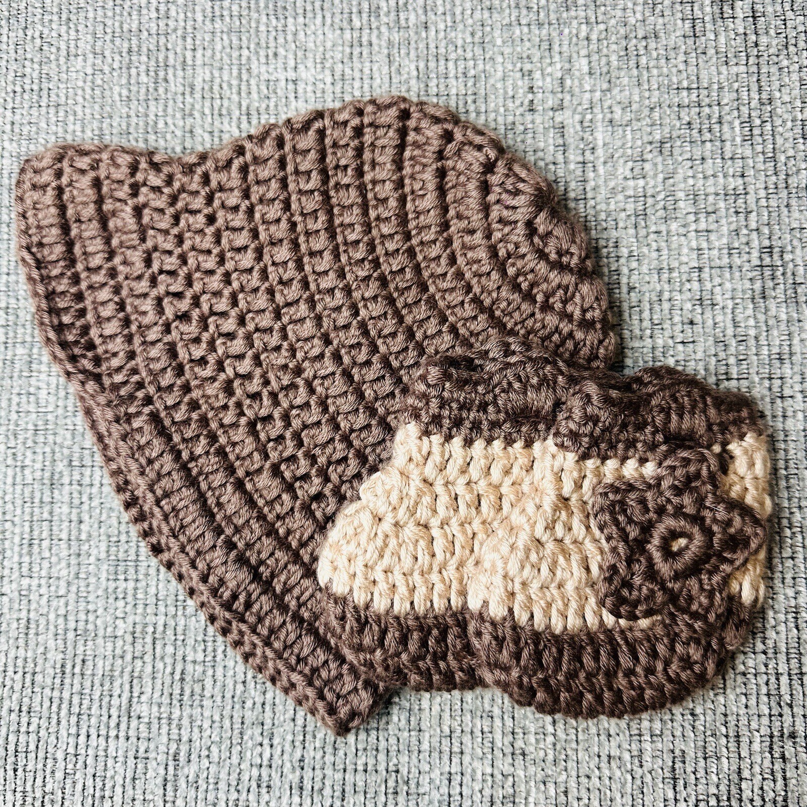 Booties Brown Tan 0-3 Months.a63