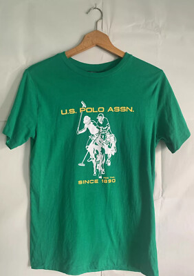 Polo ASSN Green t shirt short sleeve for Kids Size XXL (18) Stamps