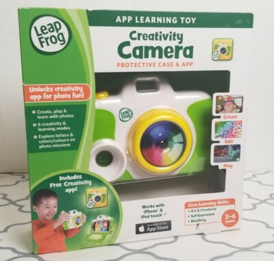 New Leap Frog Creativity Camera Protective Case w/App for iPhone 4,4s,5,5s,SE,5c
