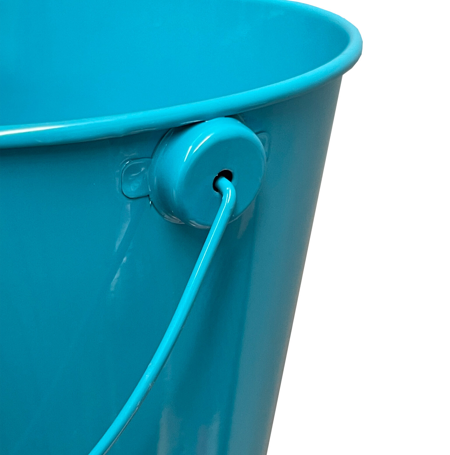 1/5pc Small Metal Bucket Mini Tins Pails with Handles Wedding Party