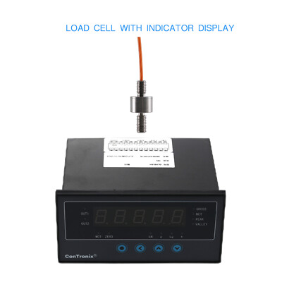 Mini Bellows Load Cell Sensor with Indicator Display Test Force Weight Pressure