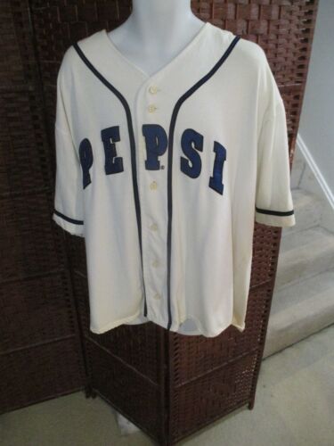 Vintage Pepsi Cola Baseball Jersey Men's XXL 90s Streetwear Shirt - Picture 1 of 8