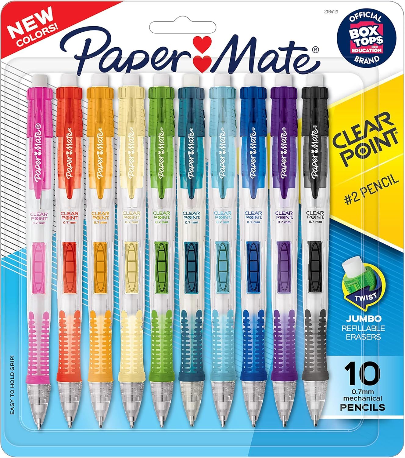 Paper Mate Clearpoint 0.7mm Mechanical Pencils 10 Pack Clear Barrel-image