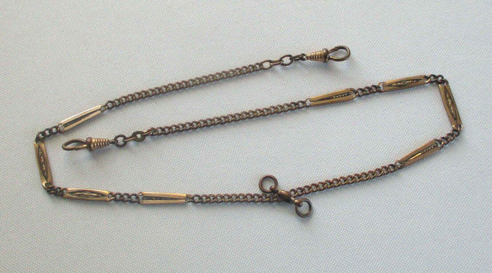 Vintage Gustav Dahlgren Sweden Pocket Watch Fob Chain Antique Silver