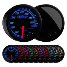GlowShift - Elite 10 Color Oil Temperature Gauge