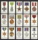 CIGARETTE/TRADE/CARDS. Anonymous. MEDALS. (Complete Set of 50). (c1970s).