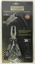 SuperKnife Edge Rubberized & Multitool & Bit Set with Sheath Value Pack