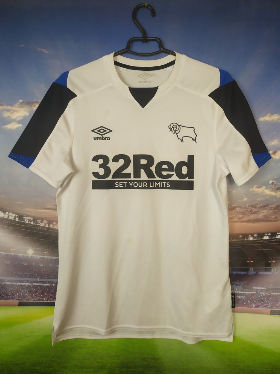 ウェア Derby county FC shirt umbro Derby County FC Away Football Soccer Shirt Jersey 21/22