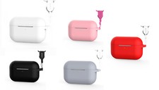 Silicone Protective Skin Case Cover  Lanyard for Apple AirPod Pro Charging Case