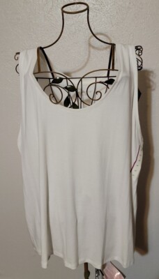 Ava & Viv Ivory Tank ~ Sz 4X ~ NWT