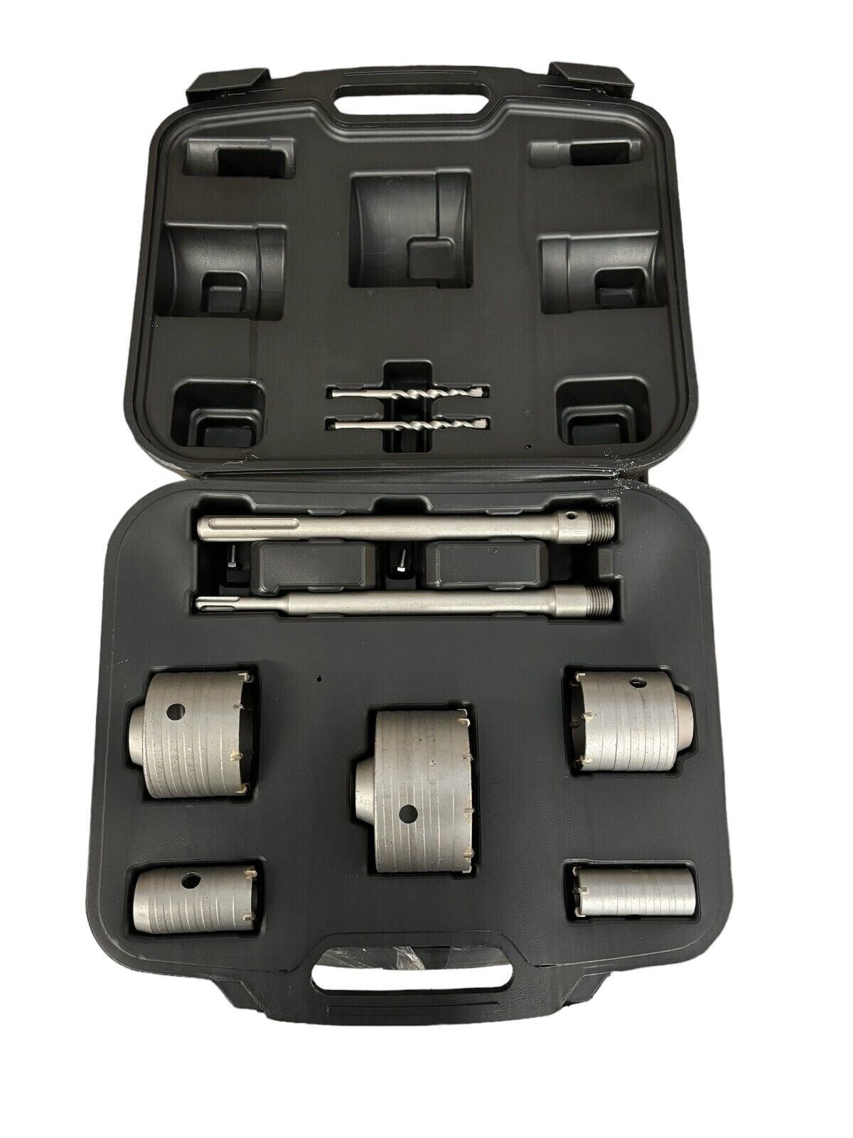 SET FRESE A TAZZA CAROTATRICE DA MURO 30/40/65/80/100mm PER TRAPANO SDS MAX/PLUS