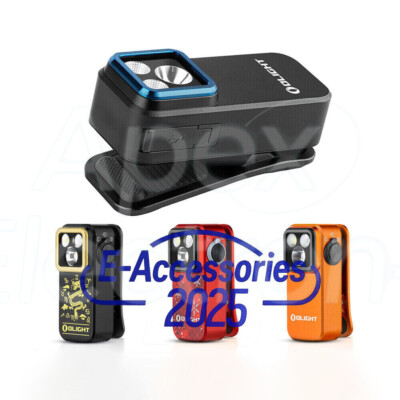 Olight Oclip Pro Clip on Flashlight with Floodlight Spotlight & Red Light IPX6